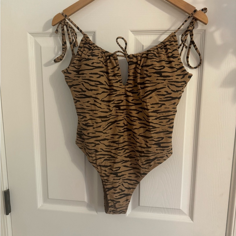 Abercrombie & Fitch Tiger Print Bathing Suit